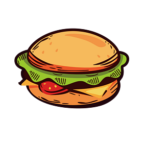 汉堡卡通头像图片大全