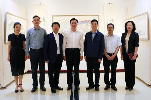 省发展改革委党组书记,主任李刚一行到省政府参事室(文史研究馆)机关