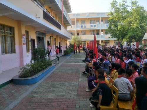 "从小学先锋,长大做先锋"——苍梧县旺甫镇鹤洞小学庆祝建队71周年