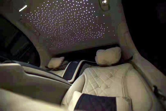 奔驰普尔曼迈巴赫劳斯莱斯版星空顶完美