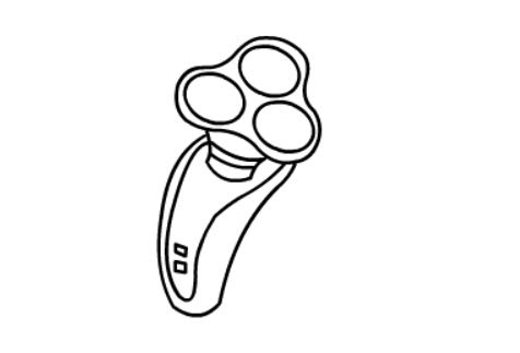 儿童画剃须刀,电动剃须刀简笔画画法