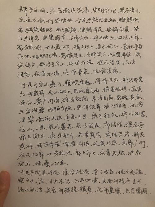抄一遍上林赋