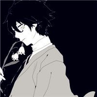 黑白卡通男生戴眼镜头像,做一个有文化的男人