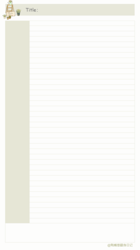 【电子手账】笔记模板-森系康奈尔内页