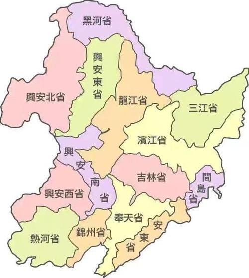 附: 伪满洲国省份划分伪满洲国一共划分为19个省:安东省,奉天省,锦州