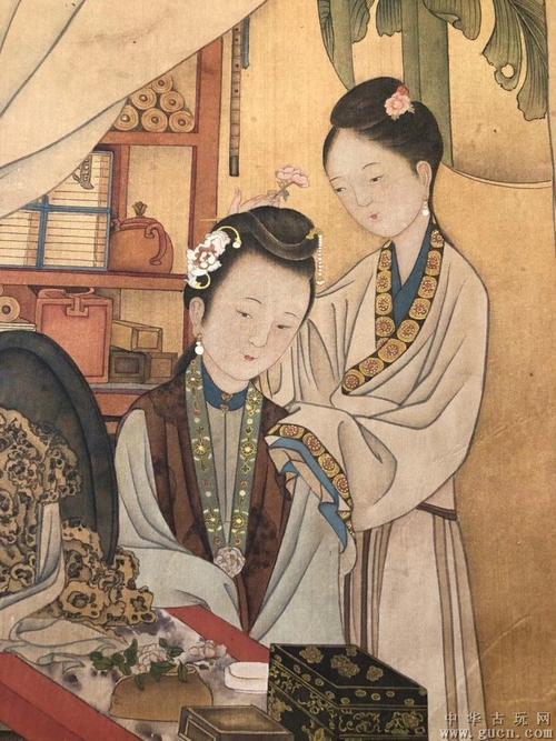 仇英绢本仕女图