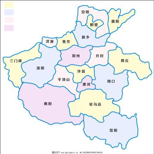 河南地图全图高清版本简笔画