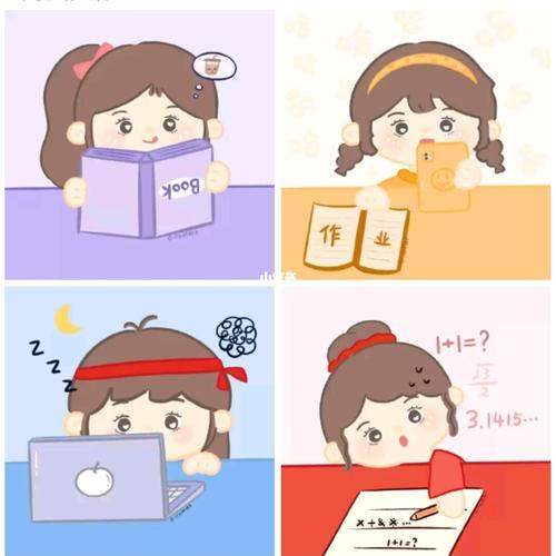 不学无术四人组|四人闺蜜头像_头像_头像分享_素材