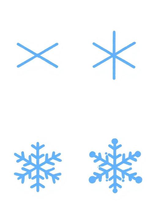❄️雪花简笔画✨