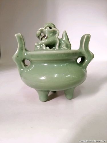 清代龙泉窑熏香炉-青瓷/秘色瓷-7788收藏__收藏热线