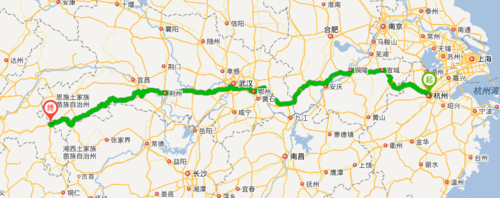 杭州到黔江1506公里,走国道途径g308和省道s325到达,途径主要城市