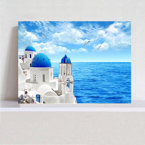 爱琴海地中海客厅玄关走廊墙壁画 推荐