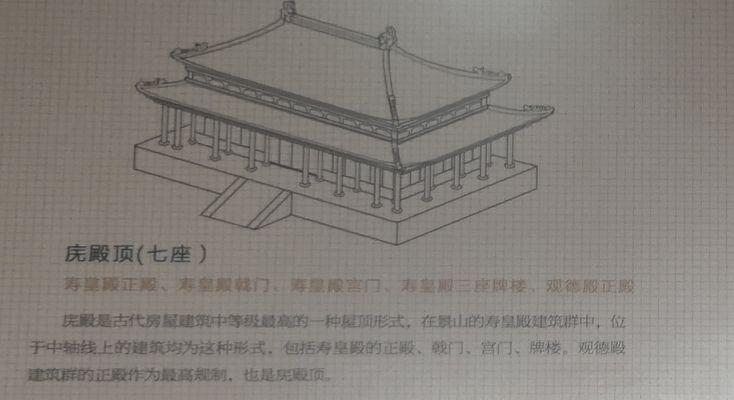 面阔九间,进深五间,黄琉璃瓦重檐庑殿顶,上层檐用重昂七彩斗拱,下层檐