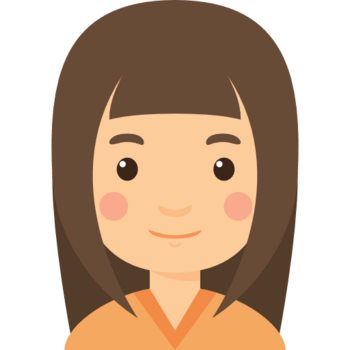 短发胖女孩卡通头像