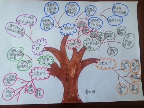 五年级上册数学思维导图 龙湖镇沙窝李小学