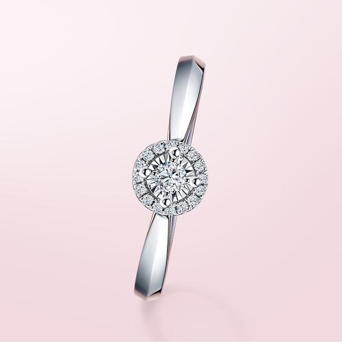 dr wedding系列心愿捧花求婚钻戒钻石戒指婚戒女戒官方旗舰店正品