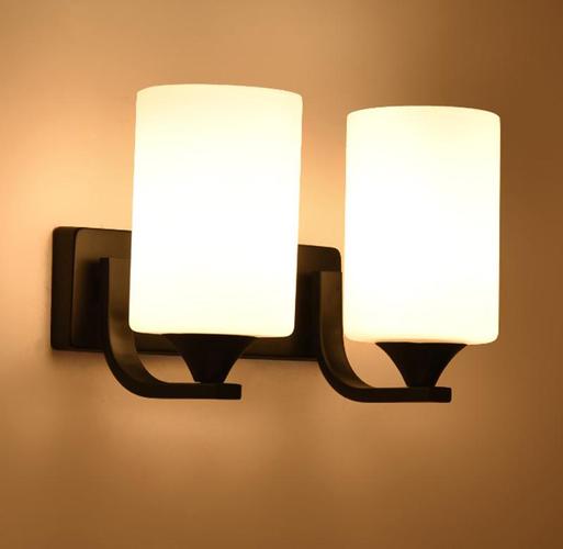 用led卧室铁艺壁灯楼道客厅灯简单厨房超高亮房子小夜灯儿童房