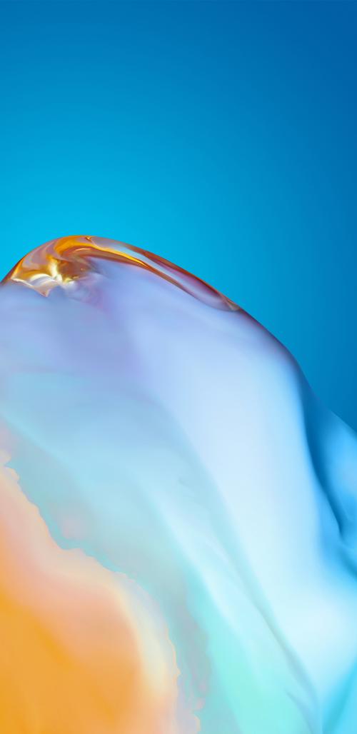 华为p40内置壁纸尝鲜,基于mate30系列分辨率定制