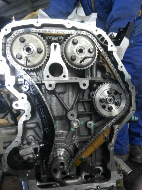 全顺4d24发动机如何对正时链条