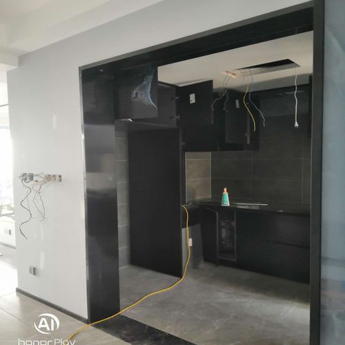 黑钛金不锈钢装饰线条玫瑰金门框门套金色窗框窗套黑色踢脚线包边