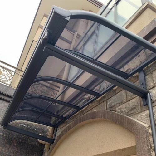 [铝棚友遮阳] 耐力板雨棚汽车棚雨棚定制 pc 厂家直销阳台雨棚遮阳挡