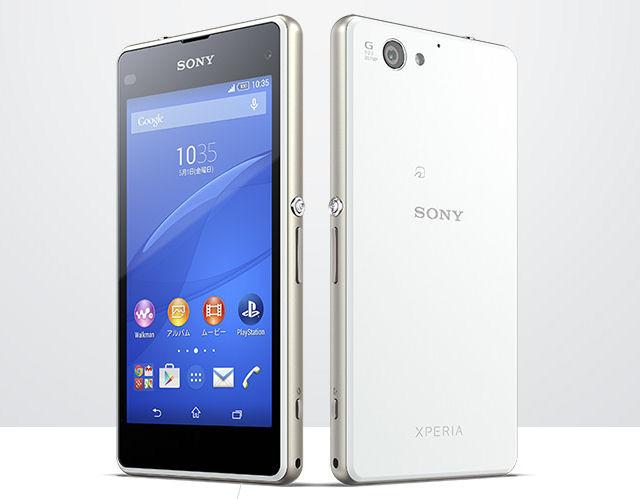 新发布的无锁机型——索尼xperia j1 compact (图片引自itmedia)