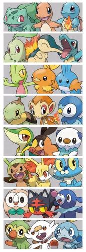 历代宝可梦初始御三家的更迭