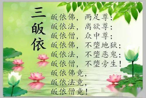 没有皈依三宝会是怎样皈依三宝的功德如此之大由此可知「夫三宝者,千