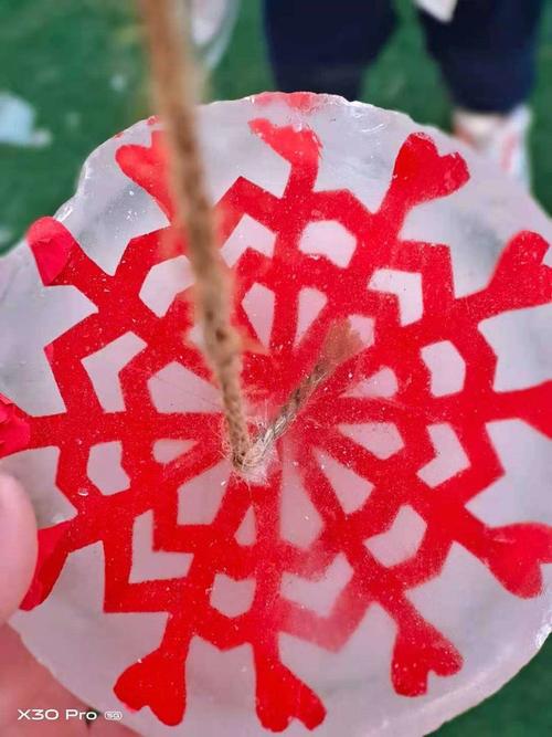 冻出来的色彩之——静幼中五班窗花※冰花