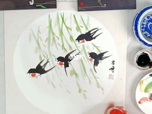 国画燕子教程_国画_教程_国画教程_文化_绘画