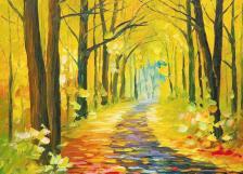 第二波(水彩跟蜡笔画)