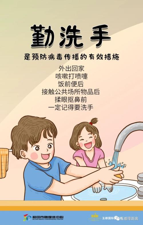 【海报】勤洗手是预防病毒传播的有效措施