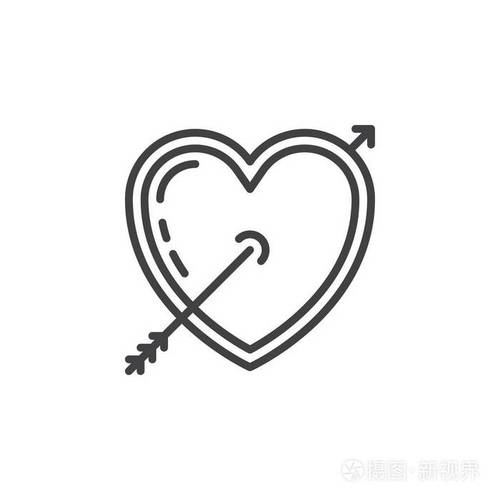 爱情符号标志插图