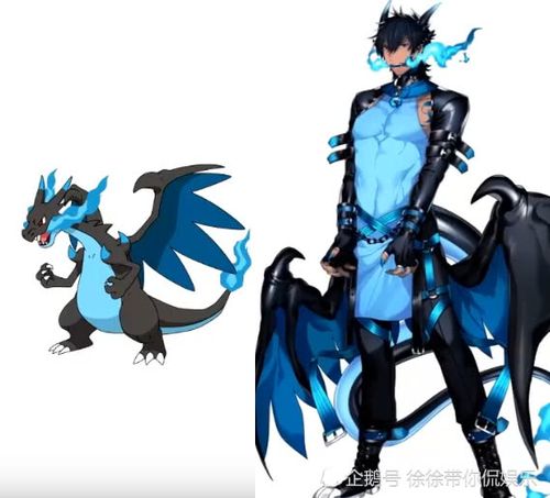 动漫精灵拟人化,喷火龙变身"腹肌"男模,而看到伊布瞬间恋爱!