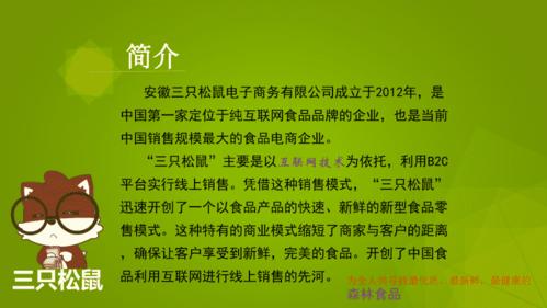三只松鼠案例分析 ppt