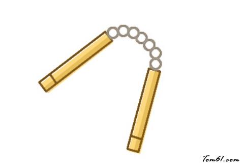 双节棍图片_学习简笔画_少儿图库_中国儿童资源网