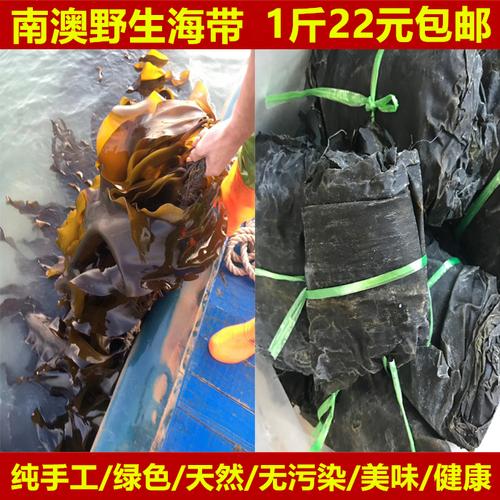 南澳特产海鲜干货无污染野生海带1斤22元天然海带