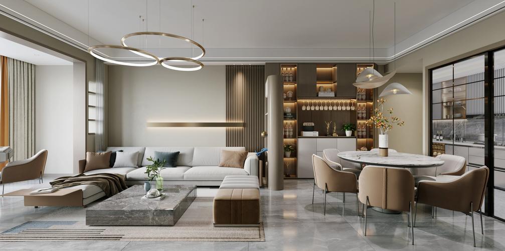 近期做的家装客餐厅效果图,感谢点击进来~ 当然可以找我作图,也可以来