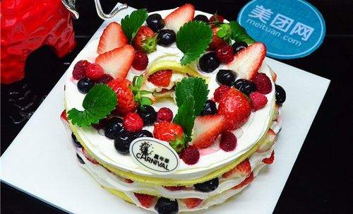 韩式简单水果蛋糕图片大全