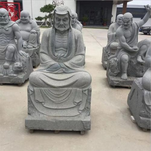 嘉祥汉鼎石业对石雕十八罗汉雕像的简要介绍