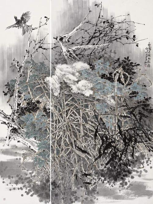 当代花鸟画名家崔树轩的代表作品欣赏_中国民主同盟