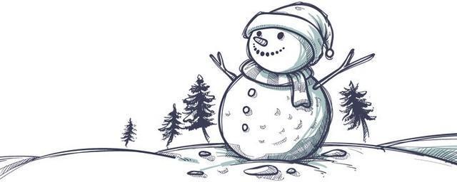 简笔画冰雪运动手抄报 小学生冰雪手抄报