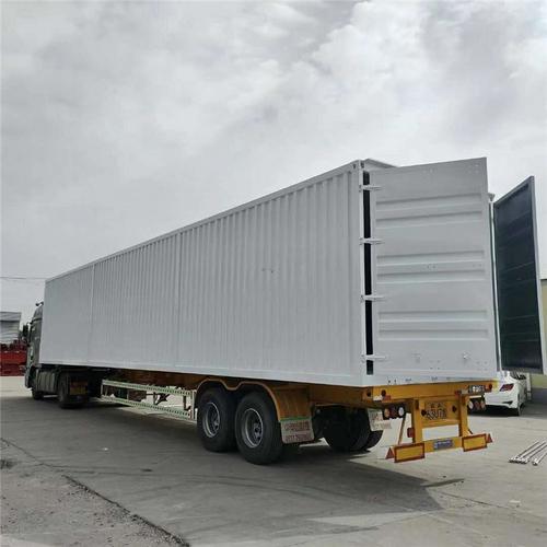 文山州2040英尺集装箱拖车全挂托板挂车以客为尊