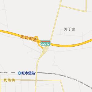 吴忠市红寺堡区地图