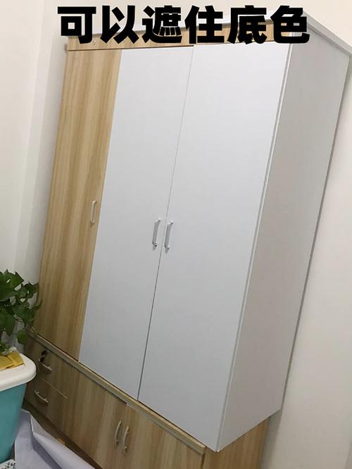 贴柜子的壁纸 旧衣柜贴纸翻新改造木质自粘墙纸木纹家具防水自粘 - 千