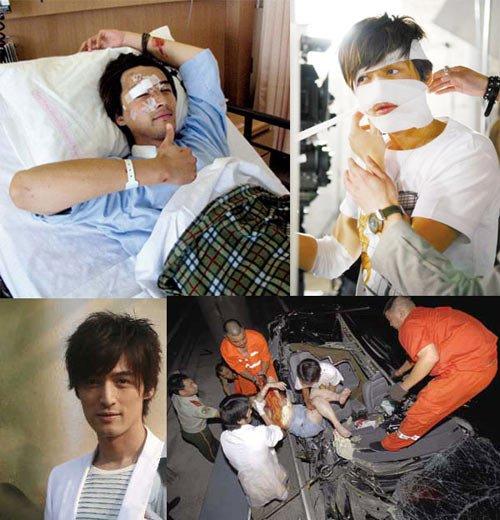 胡歌车祸的图片