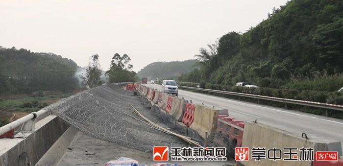 广昆高速公路山心施工路段恢复通行