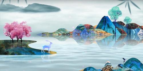 印象山水视频_3054x1526_高清视频素材下载(编号:)