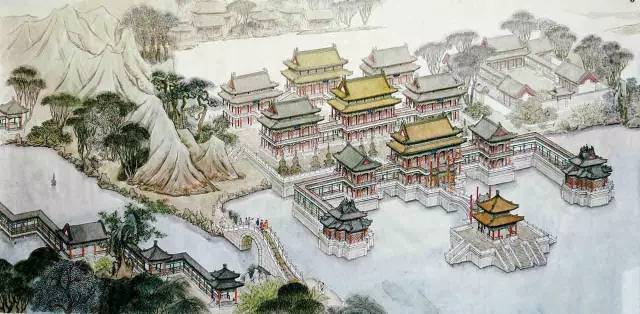比如圆明园的《方壶胜境》一整套完整的宗教建筑,方位形制都有讲究