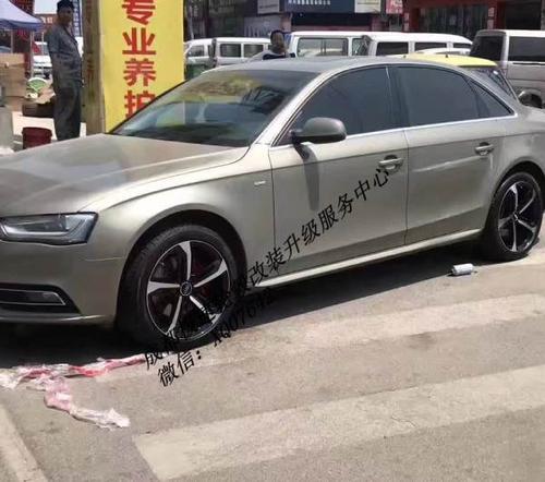 奥迪a4l升级18寸 刀锋轮毂 改装案例全系通用